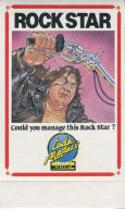 Rock Star Goes Bizarre game card