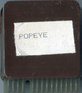 Popeye Prototype Cartridge