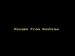 Escape From Khoshima loading screen