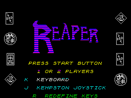 Reaper menu screen