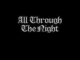 All Through the Night screen